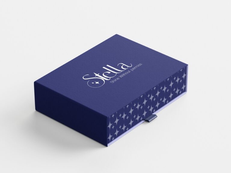 packaging fond blanc